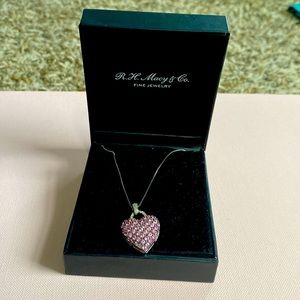 R.H. Macys & co. Pink necklace